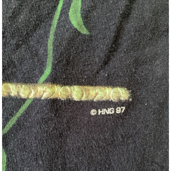 Vintage 90's Natural Wonders Blue T-Shirt Size L Frogs Single Stitch USA Unisex - Picture 8 of 9